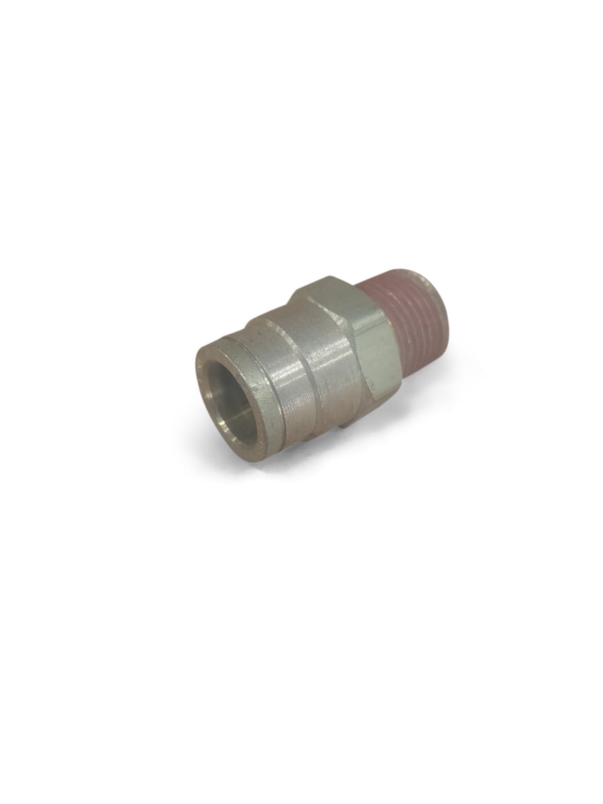 Wastebuilt® Replacement for Alkon Brass Fittings 5/8 X 1/2 NPT DOT Male Connector