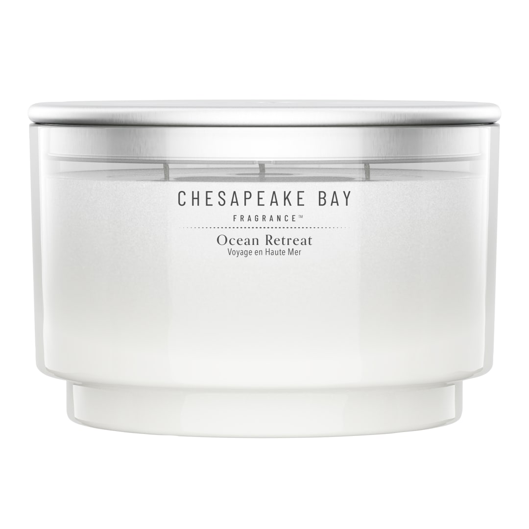 Chesapeake Bay Vela perfumada | Vela de 3 mechas | Ocean Retreat | Regalos perfectos para mujeres