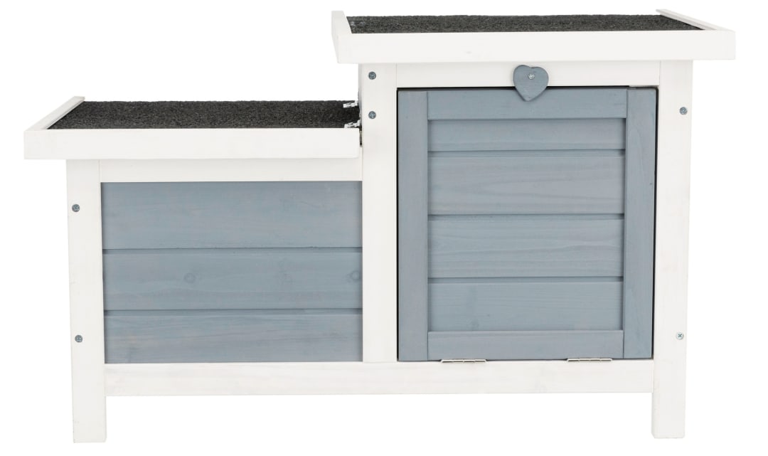 natura Small Animal Hutch, Gray