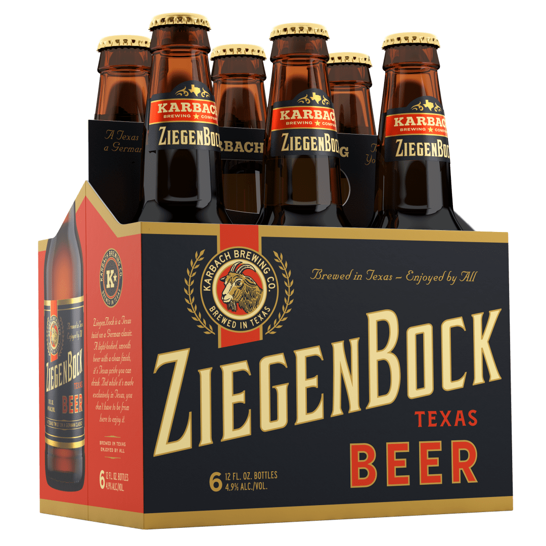 Karbach ZiegenBock 6x12 oz Glass Bottle Basket CARRIER