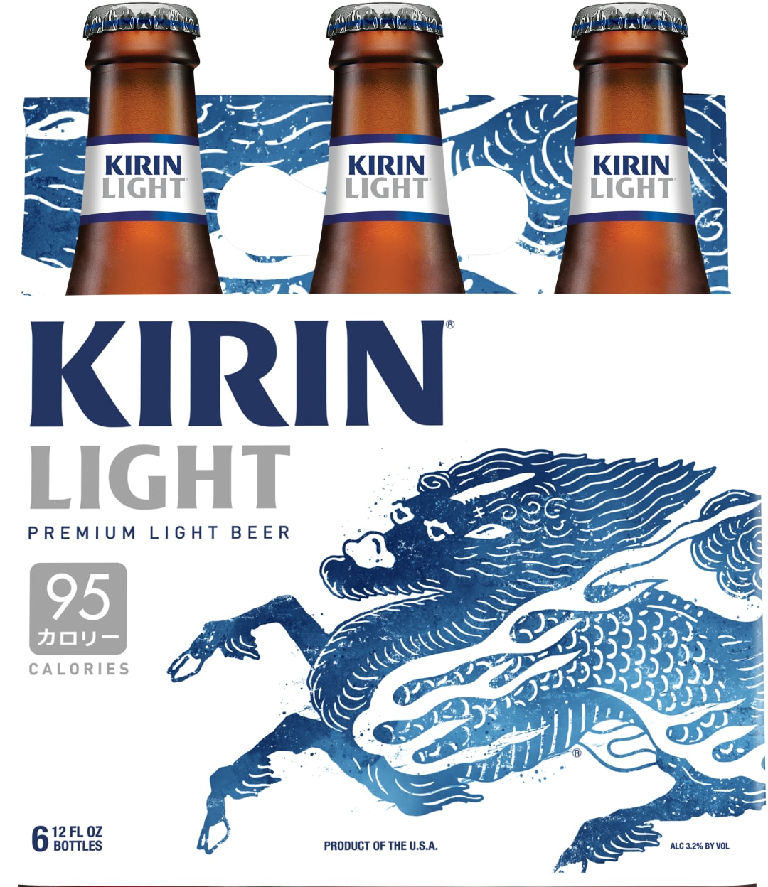 Kirin Light Premium Light Beer 6pk 12oz Bottles