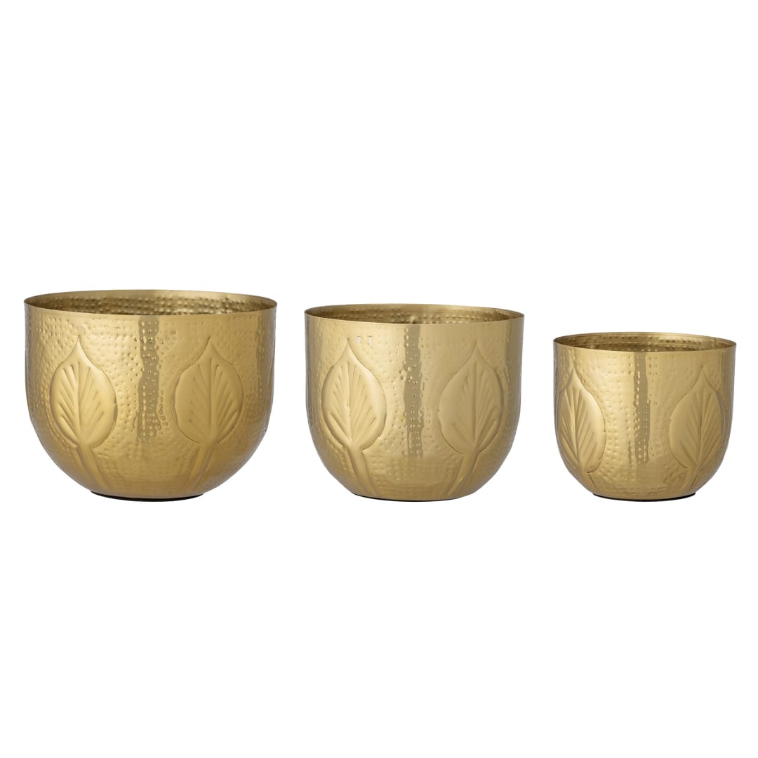 82059653 - Bati Flowerpot, Brass, Iron STOCK: 2