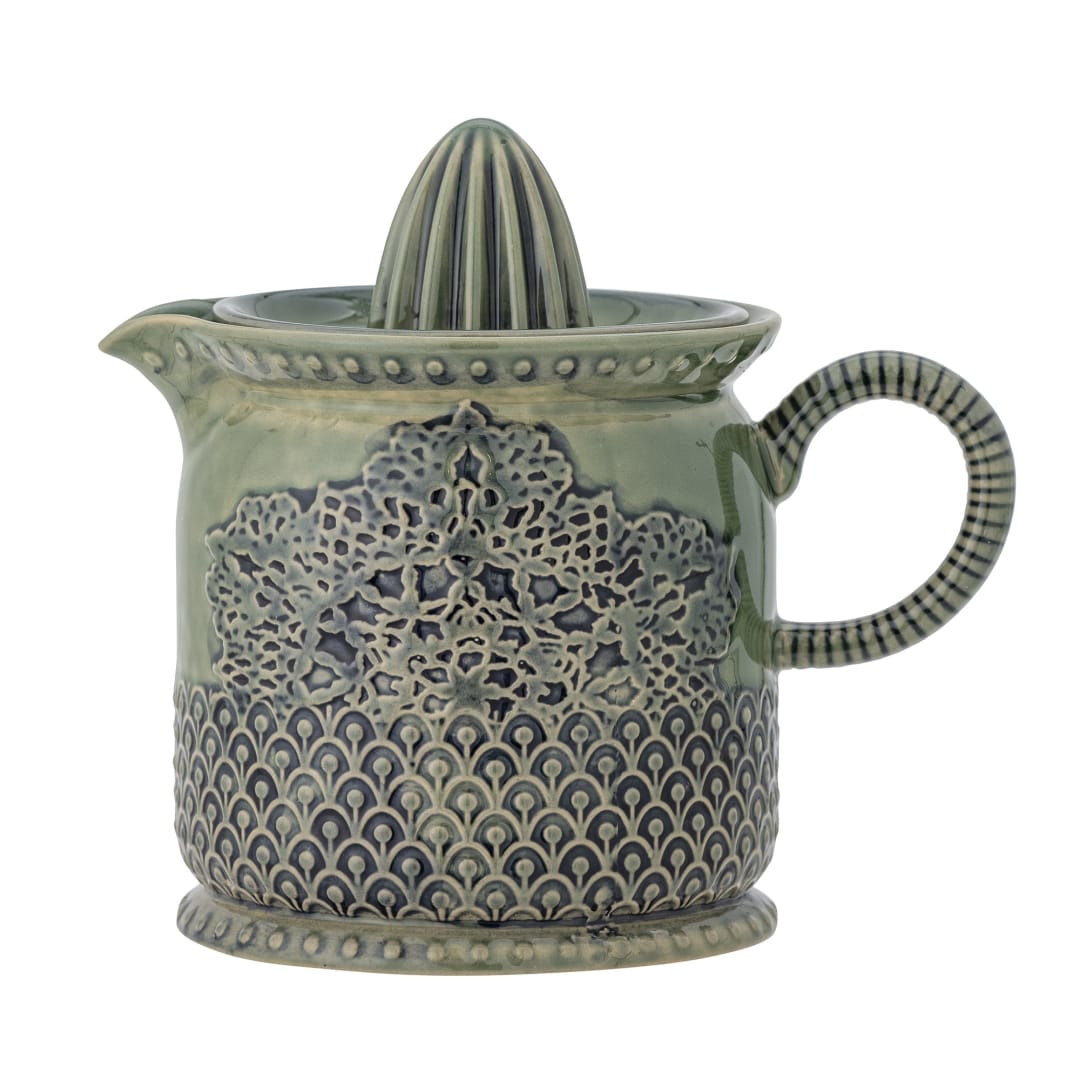 82057454 - Liselu Lemon Juicer, Green, Stoneware STOCK: 300