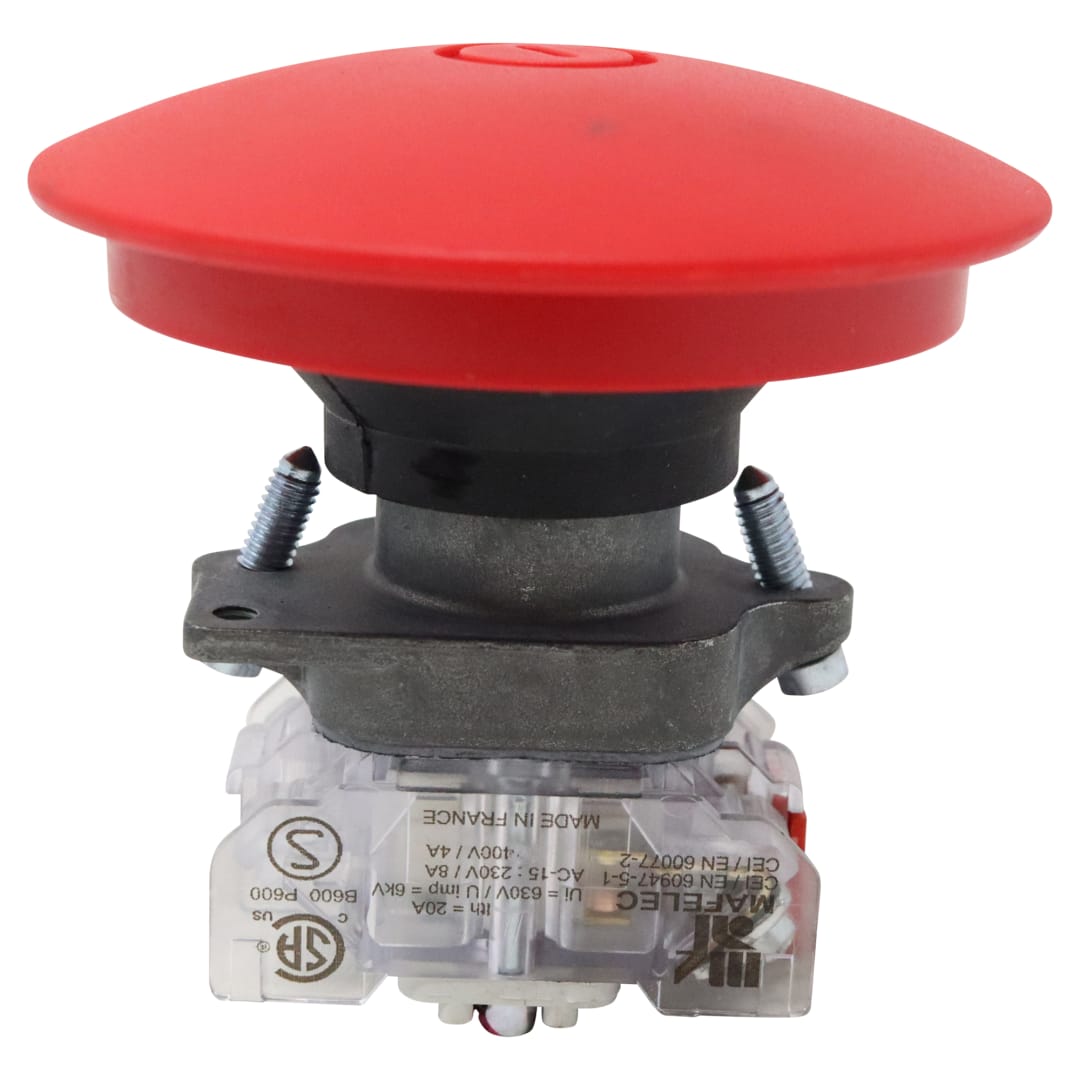 Wastebuilt® Replacement for Labrie Red Stop Push Button