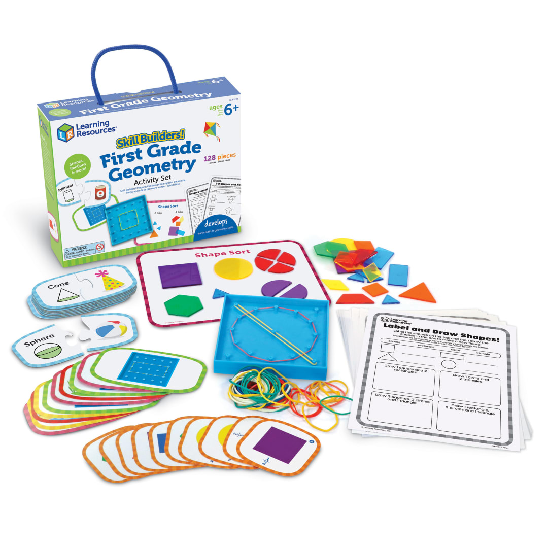 Skill Builders! First Grade Geometry Activity Set