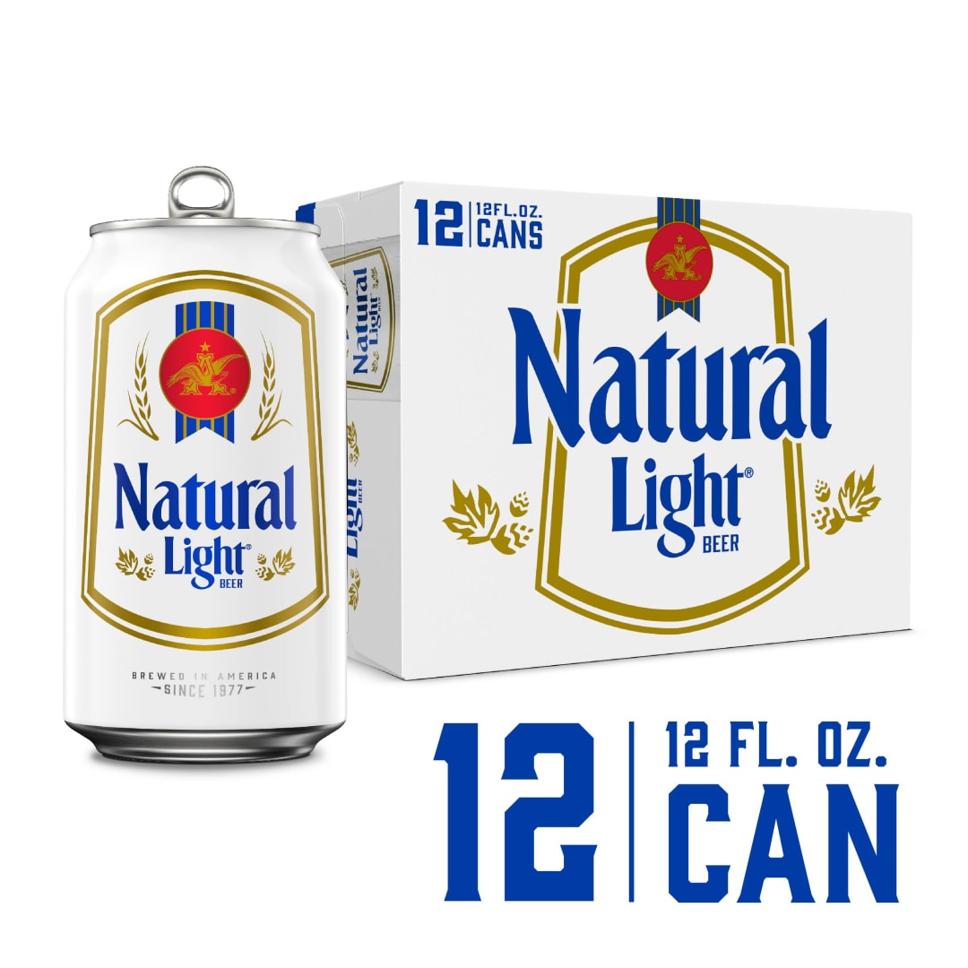 Natural Light Beer 12 - 12 fl oz Cans
