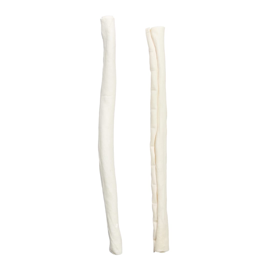Pet Factory American Beefhide 5in Twist Sticks Dog Dental Chews - Natural Rawhide Dental Chews for Small to Medium Dogs, Promotes Oral Health - Beefhide, 10 Inches (pack of 35)