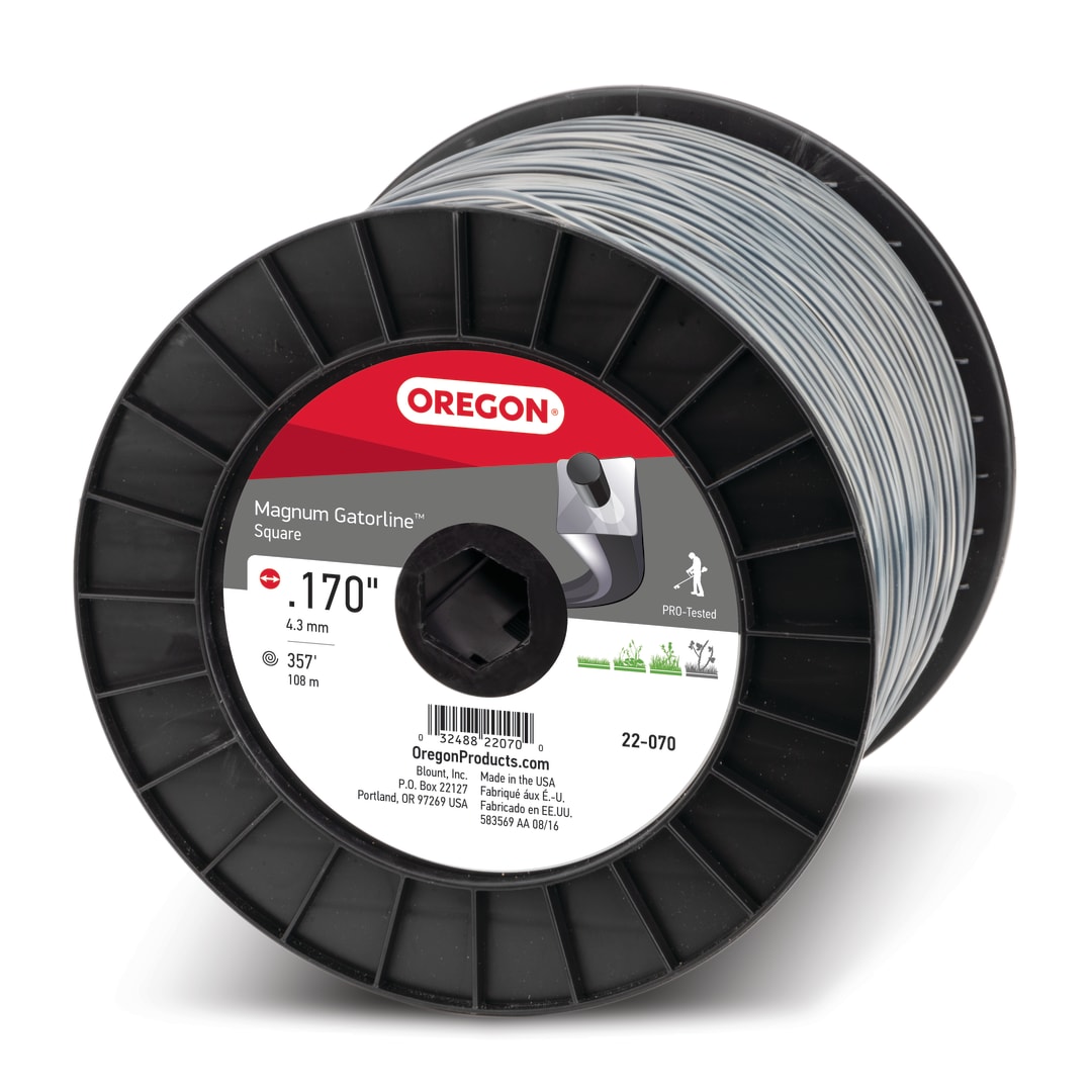 Oregon Magnum Gatorline Square Trimmer Line, .170 inch by 354 Foot