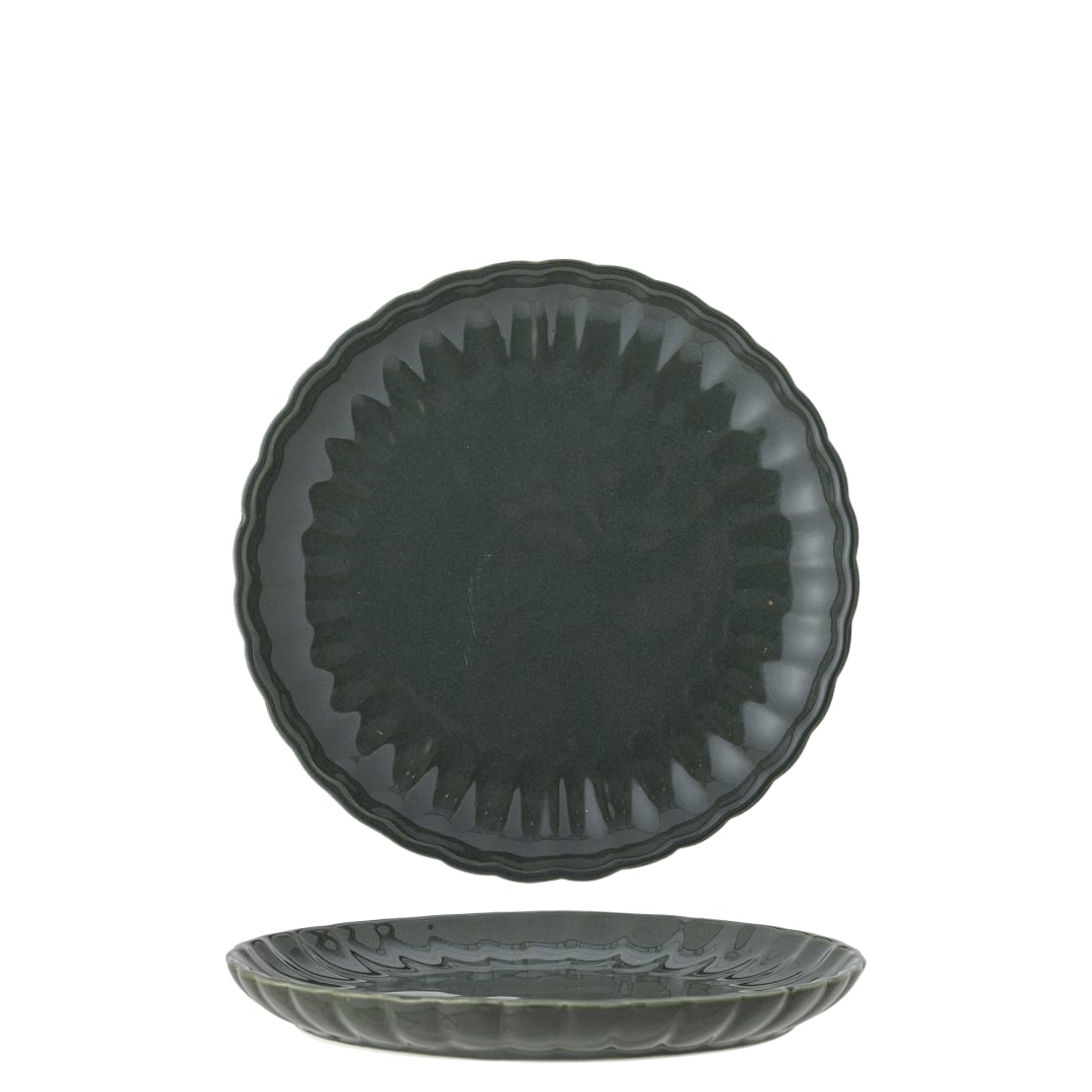 82061372 - Latina Plate, Green, Stoneware STOCK: 300
