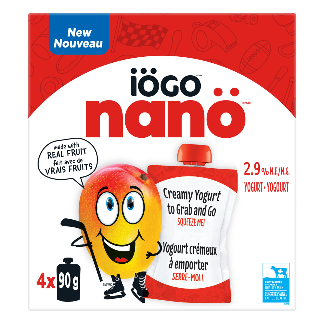 iÖGO nanö Mango Yogurt Pouch 2.9%, 4x90g