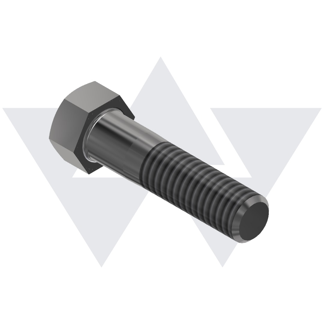 7/16-14 X 1 3/4  USS Grade 8 Zinc-Yellow Bolt