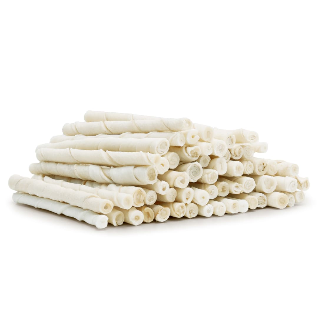 Treatly Beefhide Twist Sticks Natural, 1 lb