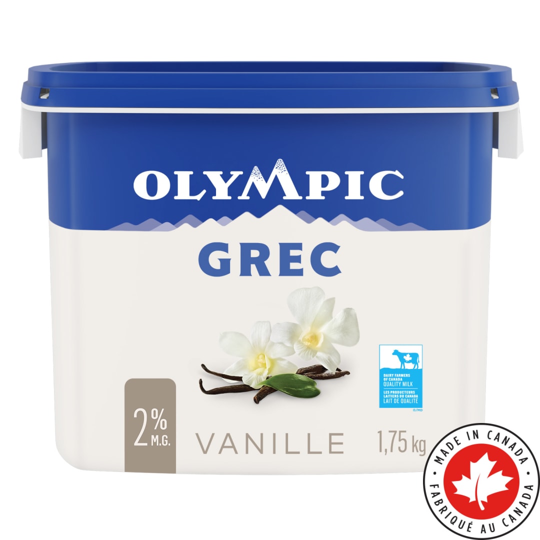 Olympic Greek Vanilla Yogurt 2%, 1.75KG