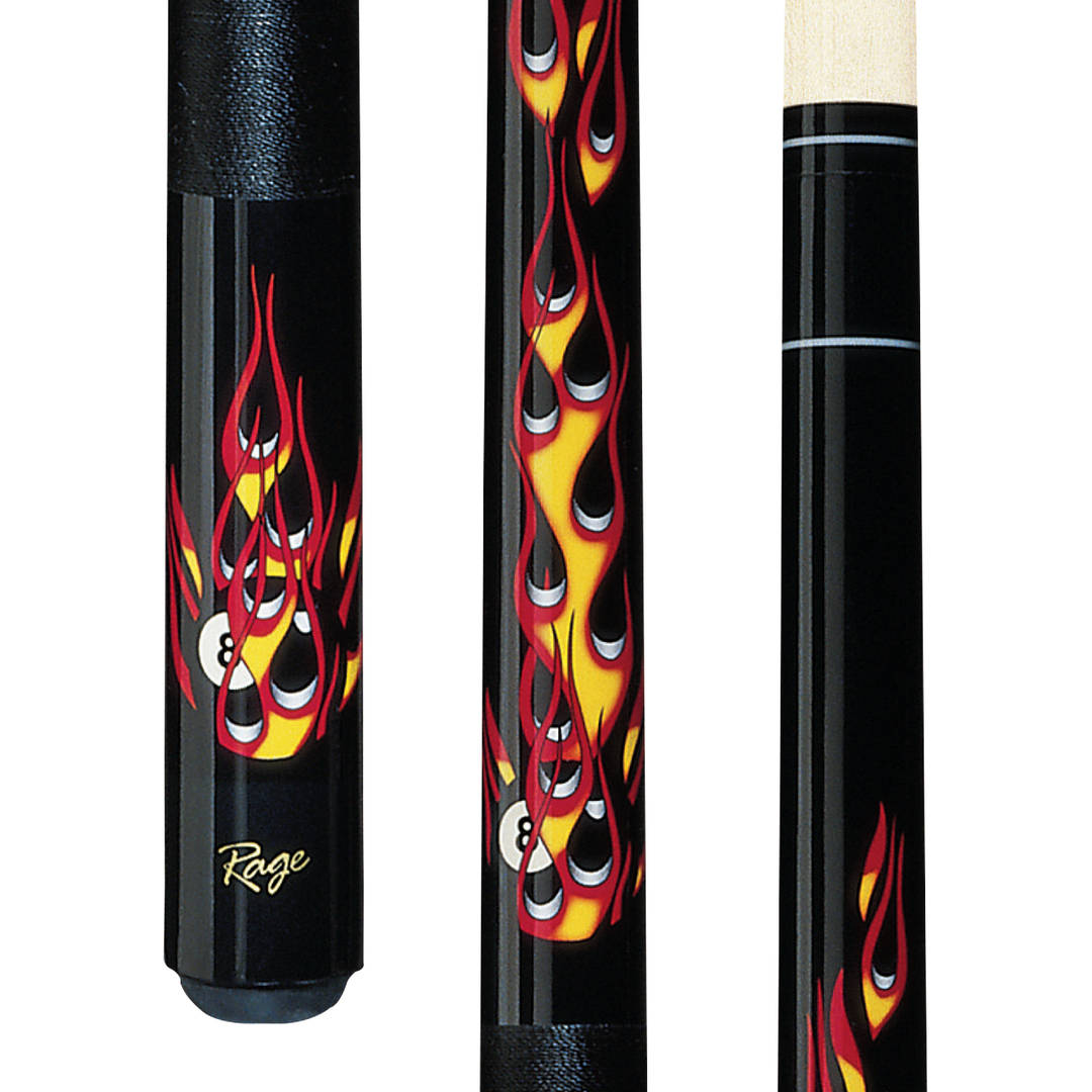Rage FLAMING 8-BALL DESIGN