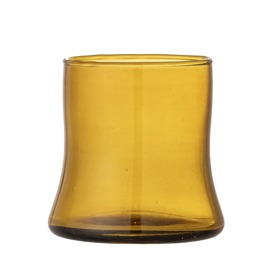 82057725 - Florentine Drinking Glass, Brown, Recycled Glass STOCK: 141