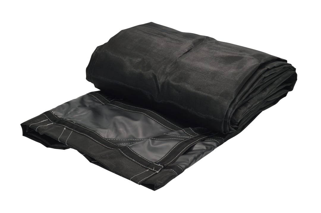 8' x 38' Screen Tarp with 1 Pocket and Extra Webbing