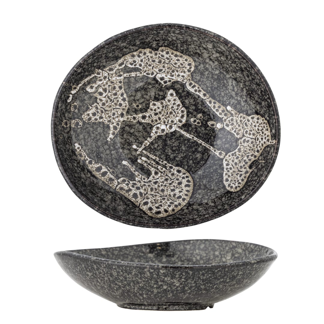82072695 - Sway Bowl, Grey, Stoneware STOCK: 300