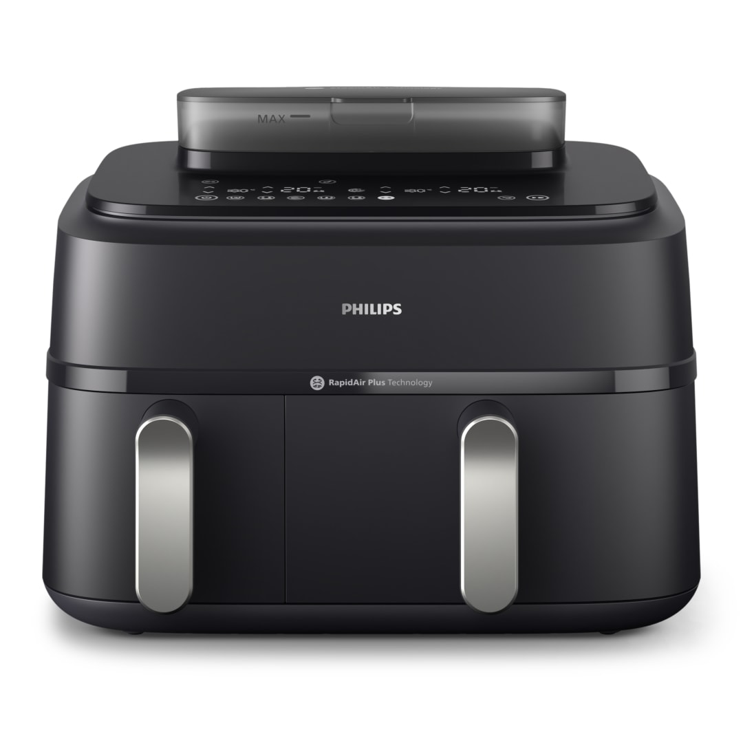 Philips 5000 Series Dual-Basket Airfryer with Steam, 9.6 qt Capacity
