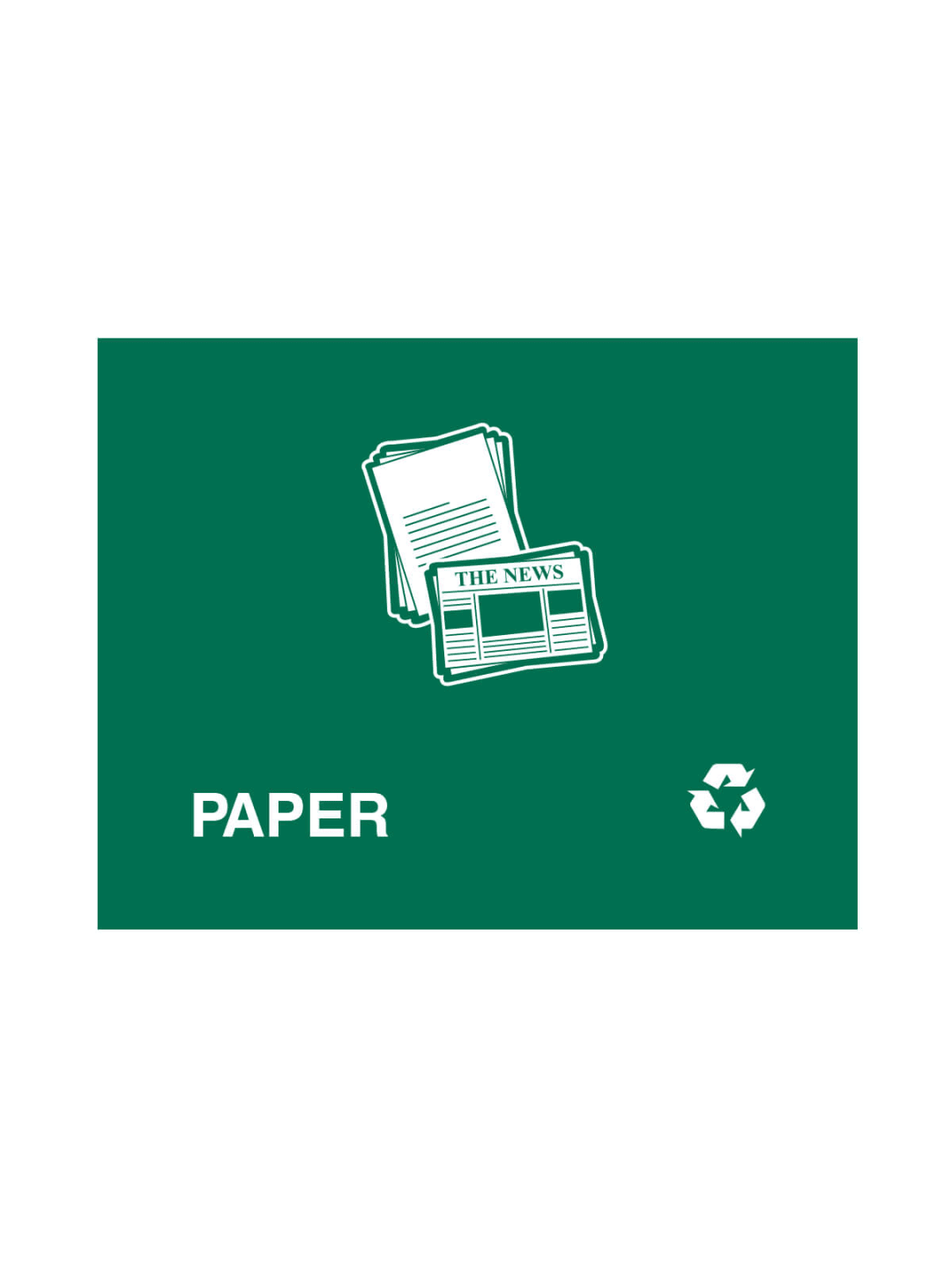  VISION - Sign - Paper - Green