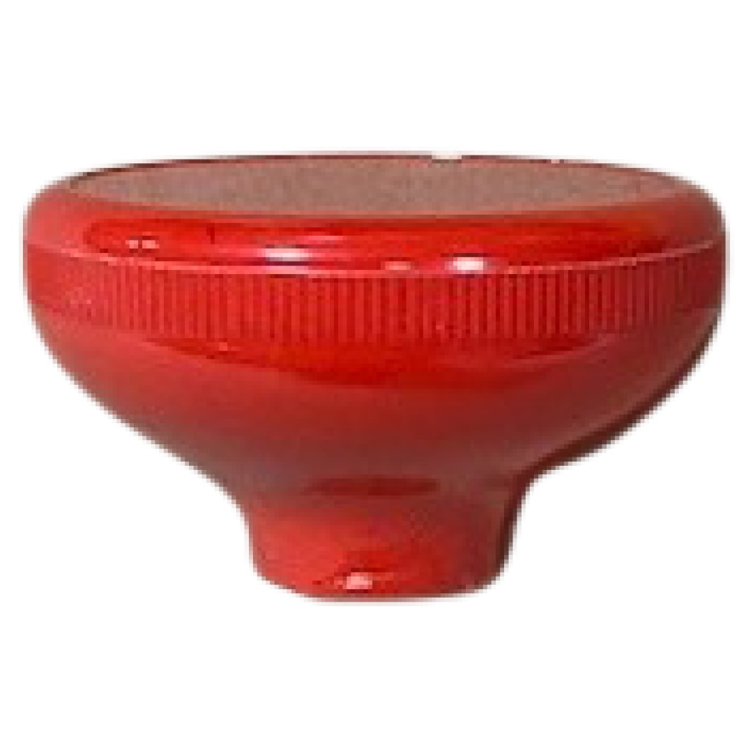 Wastebuilt® Replacement for Hol-Mac and Hood Knob, Red, 2", Plain