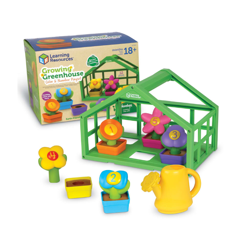 Growing Greenhouse Color and Number Playset