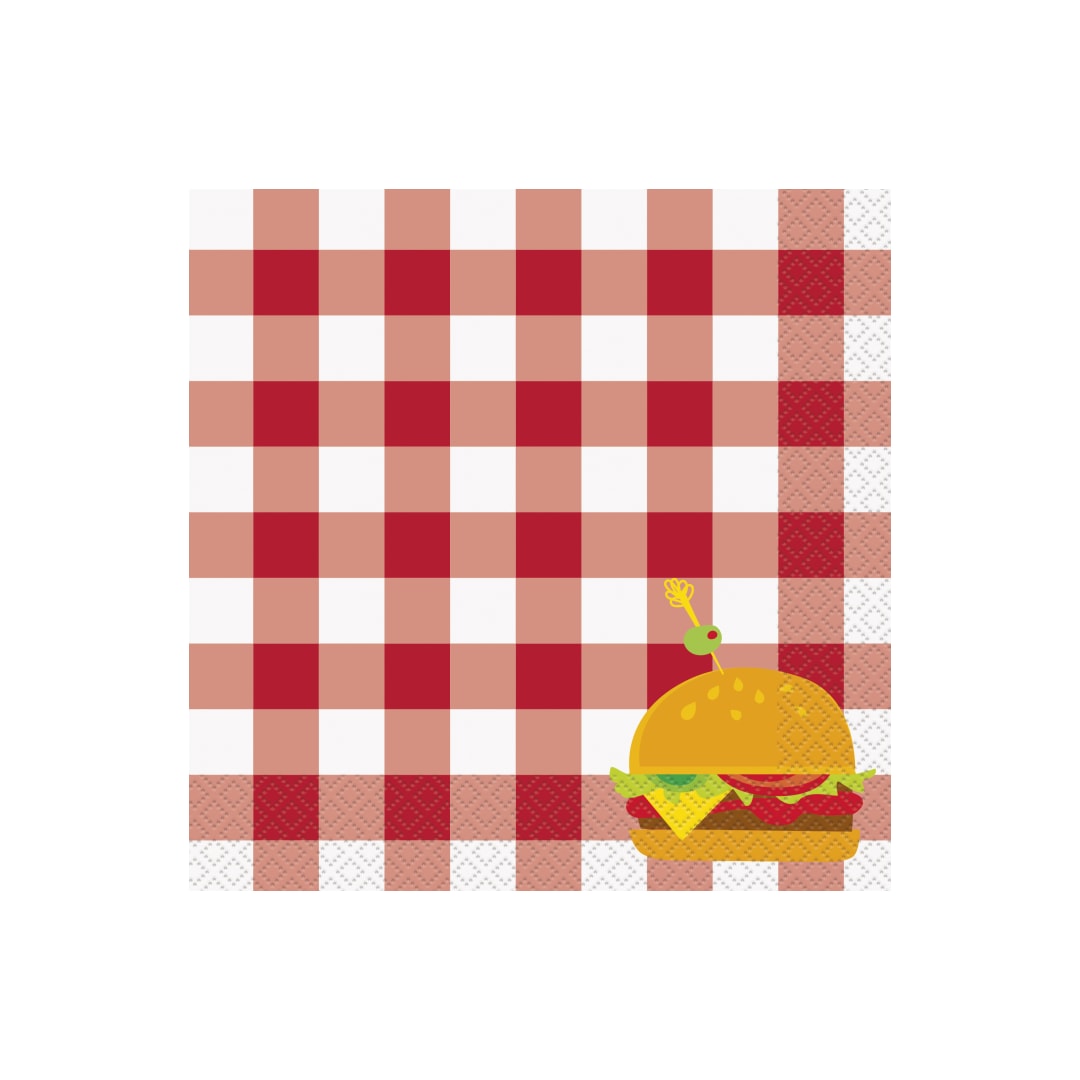 Classic BBQ Luncheon Napkins, 16ct