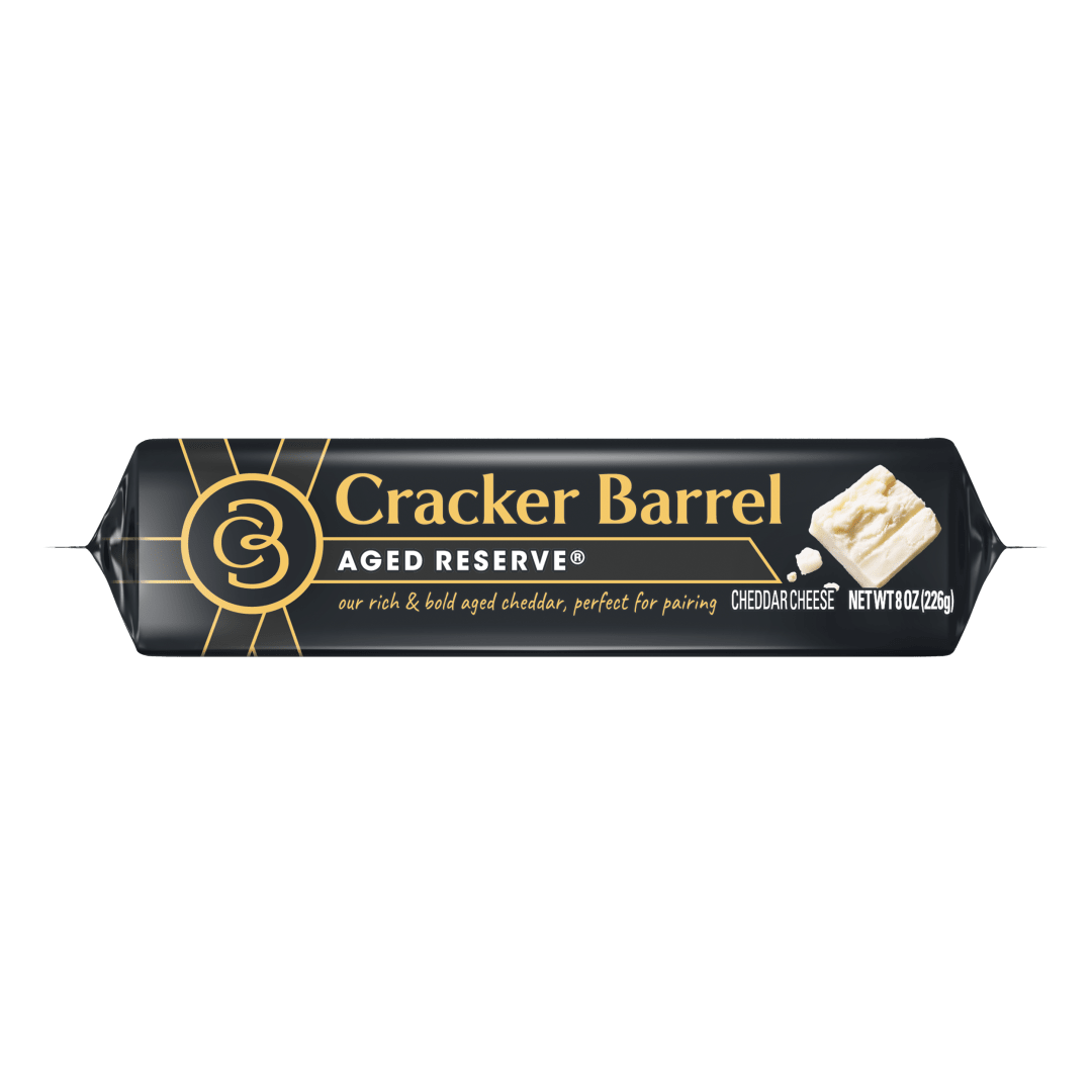 Cracker Barrel Aged Reserve Cheddar Cheese, 8 oz Block