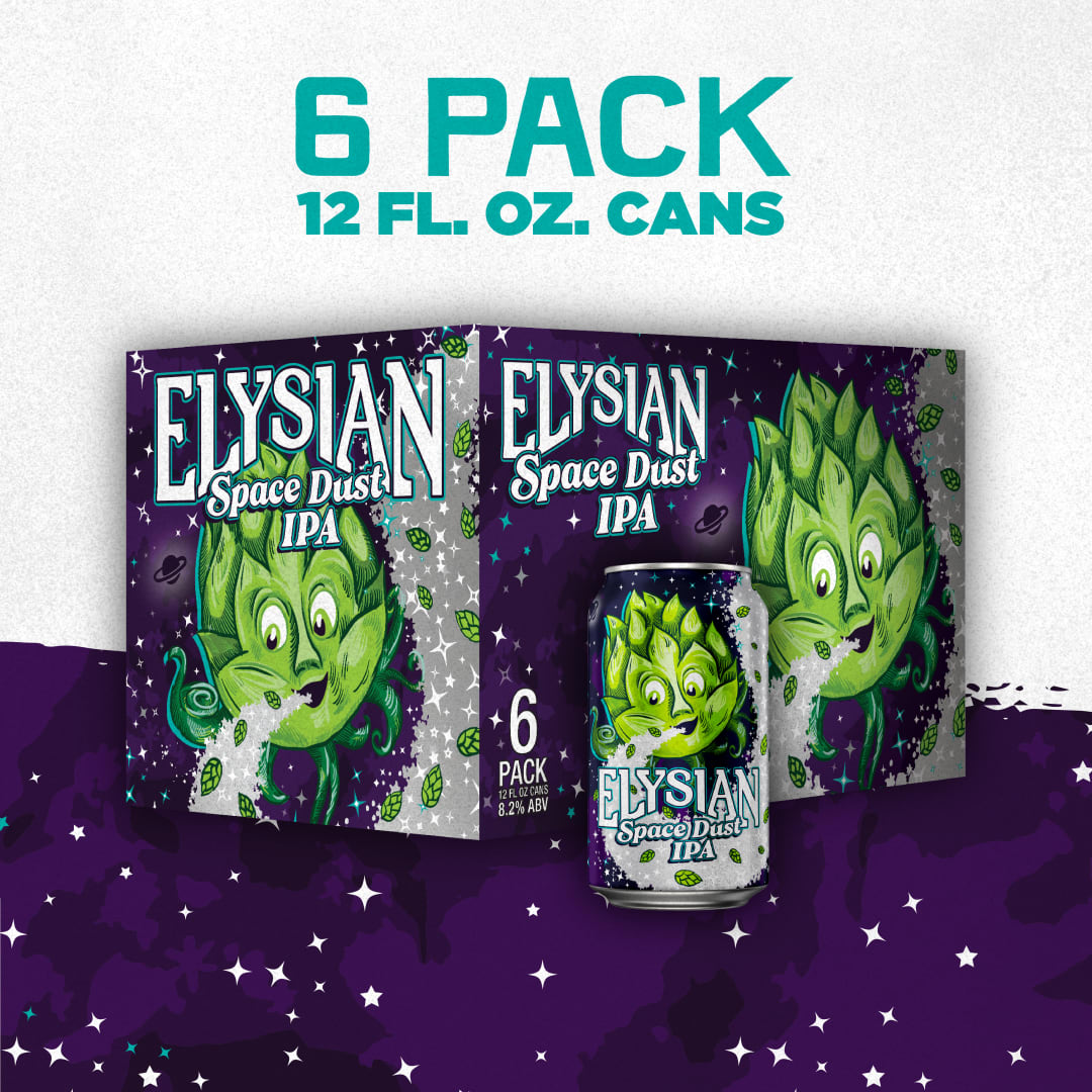 Elysian Space Dust IPA 6x12 oz Can Pack