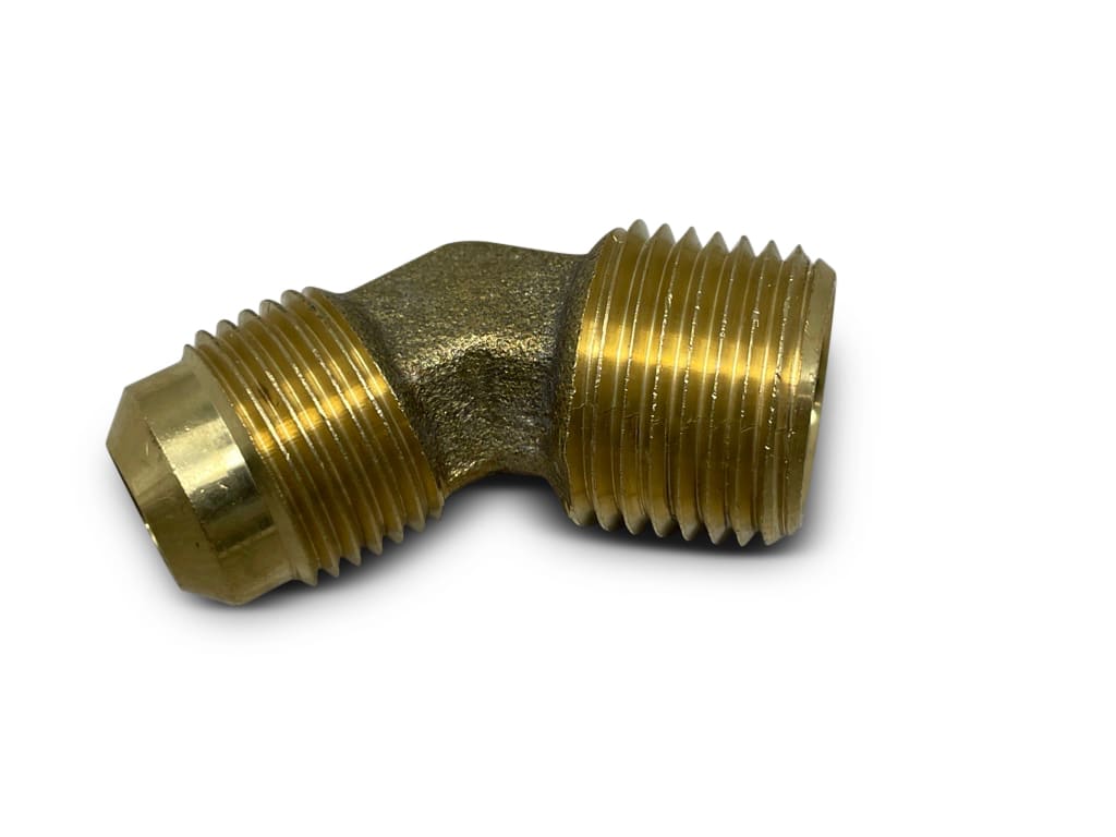 1/2 Brass 45° Flare X 1/2 NPT 45 Degree