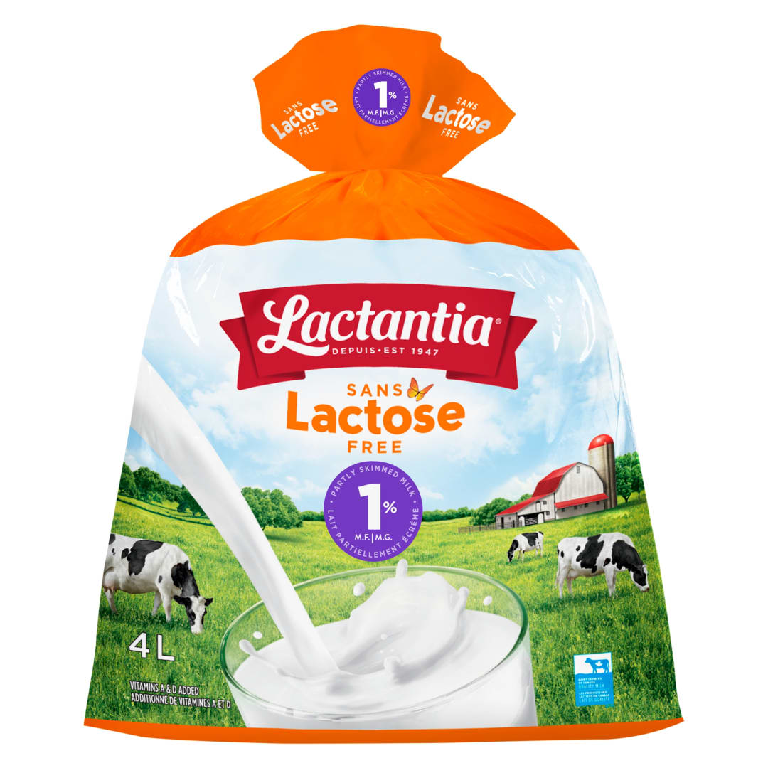 Lactantia Lactose Free Partly Skimmed Milk, 1%