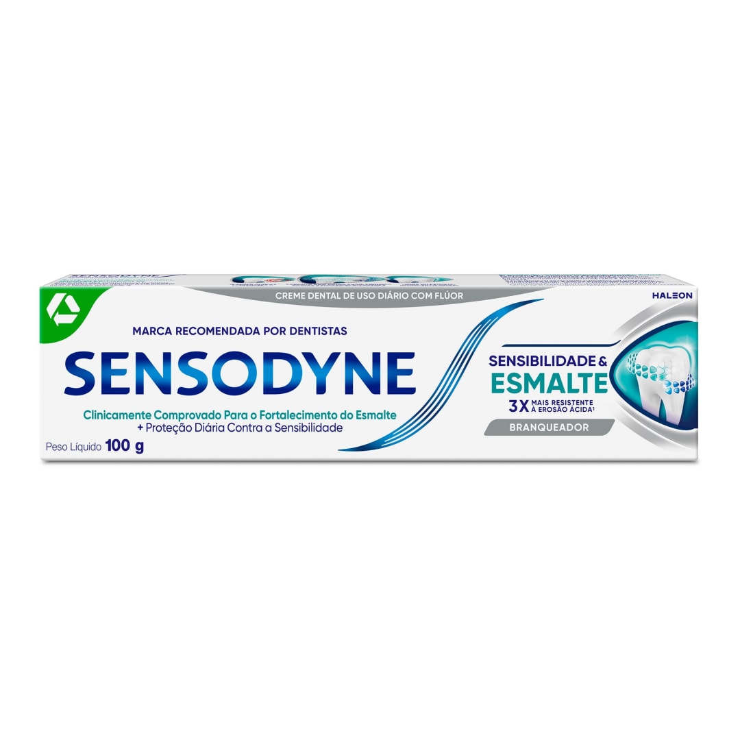 Sensodyne Creme Dental Sensibilidade & Esmalte Branqueador 100g