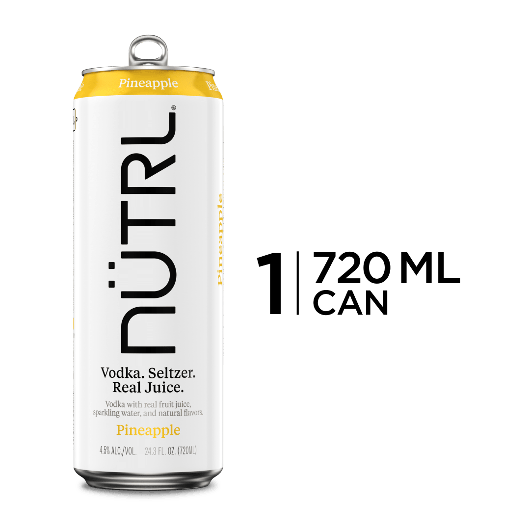 Nutrl Pineapple Vodka Seltzer 720 ml Can