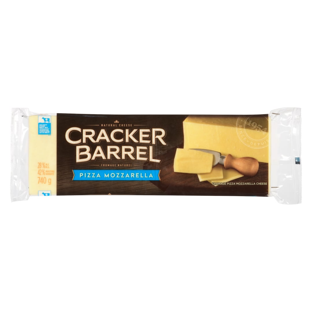 Cracker Barrel Pizza Mozzarella Cheese, 740g