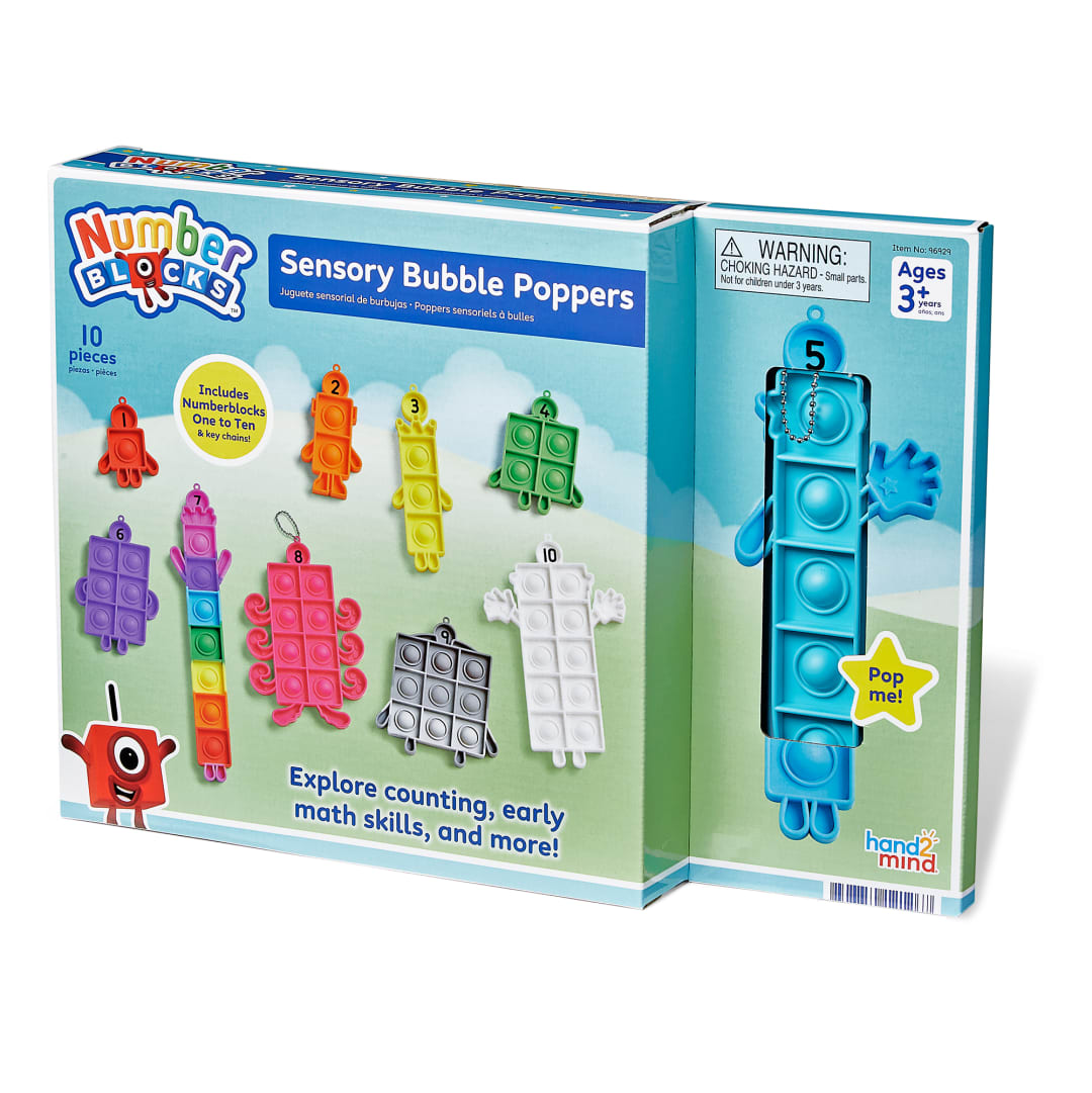 Numberblocks® Sensory Bubble Poppers
