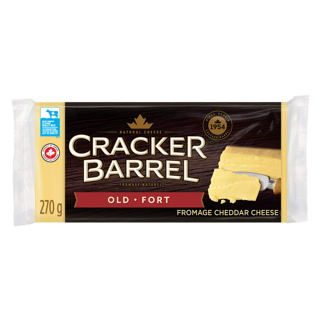 Cracker Barrel Old White Cheddar Cheese, 270g
