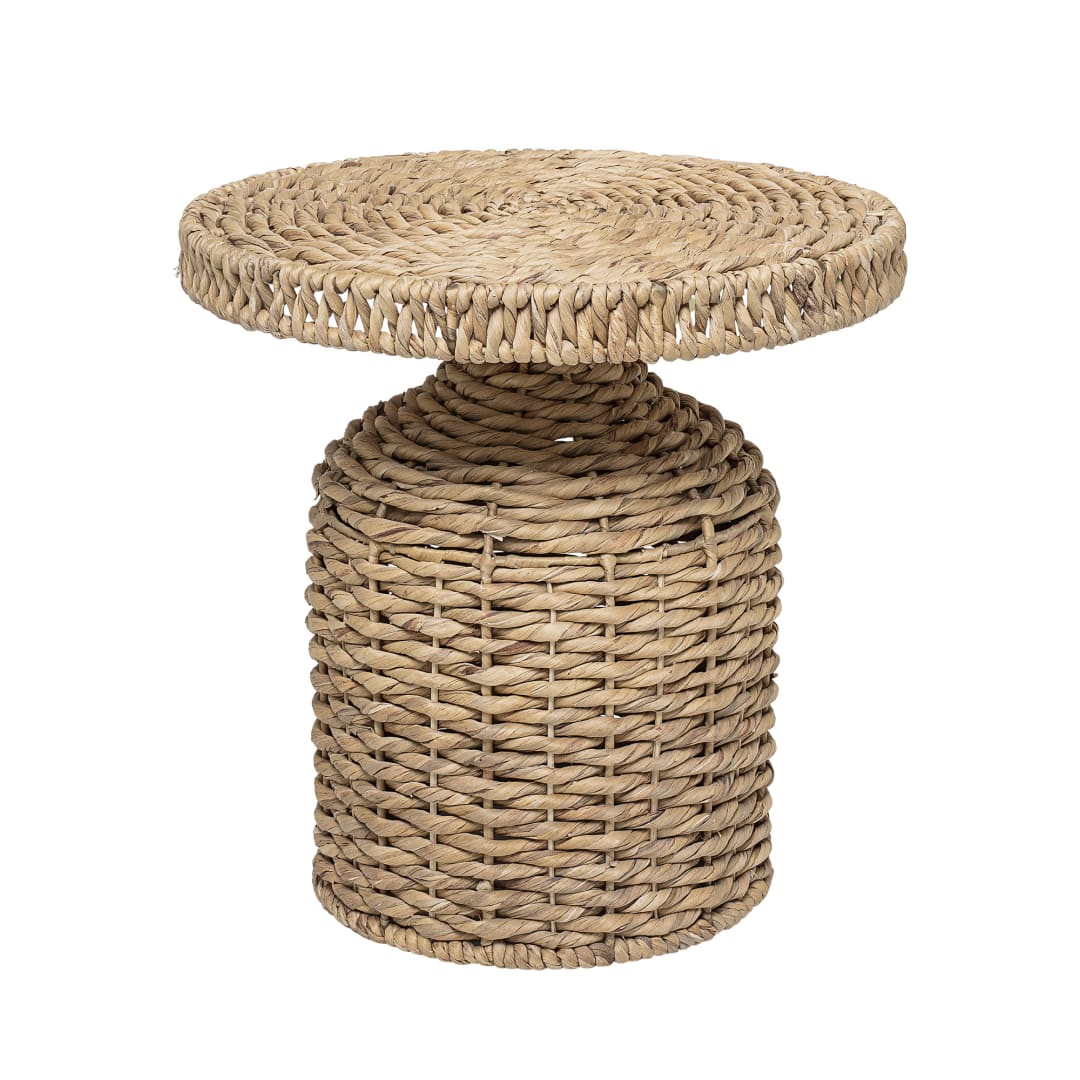 90256641 - Camo Side Table, Nature, Water Hyacinth STOCK: 12