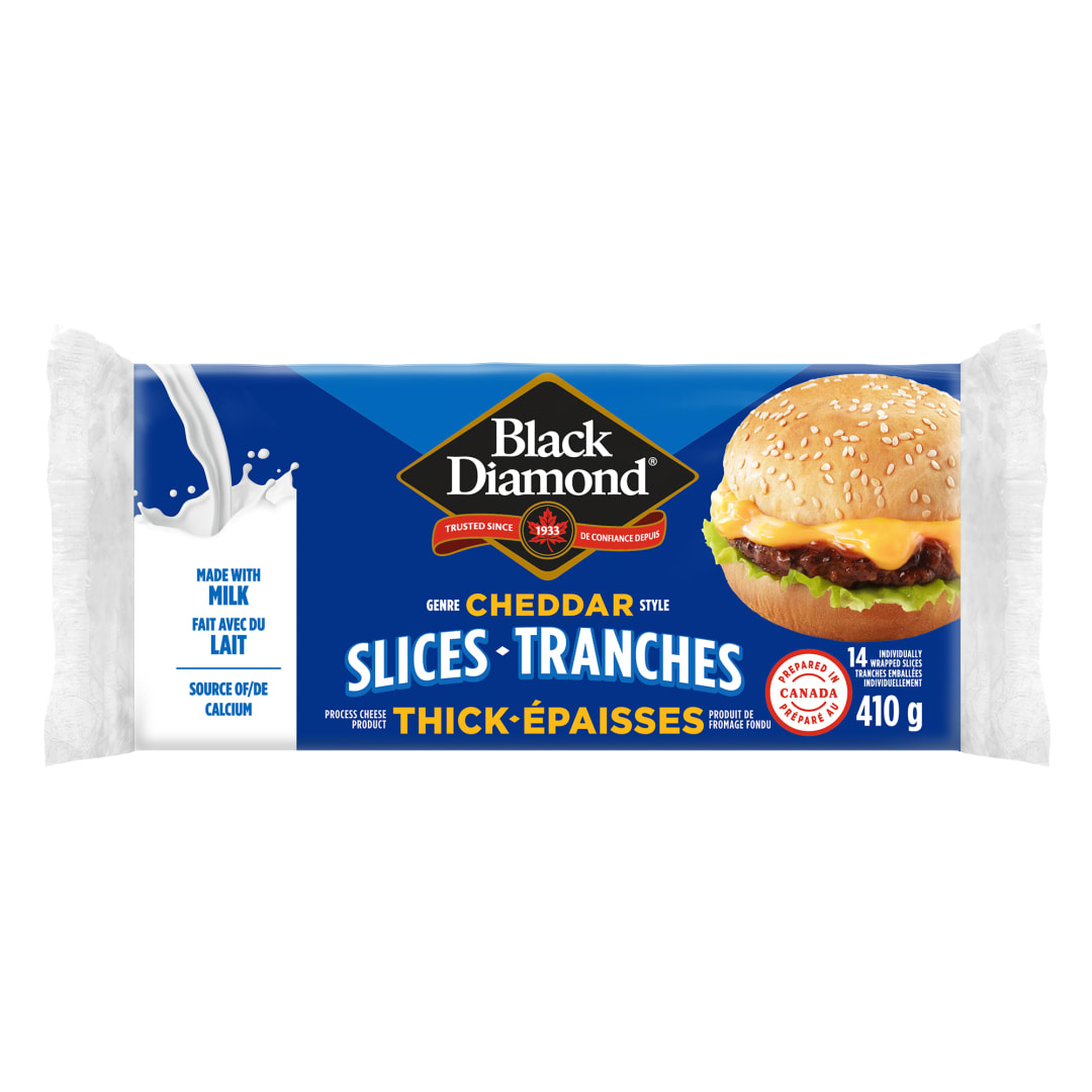 Black Diamond Original Thick Cheddar Slices, 410g