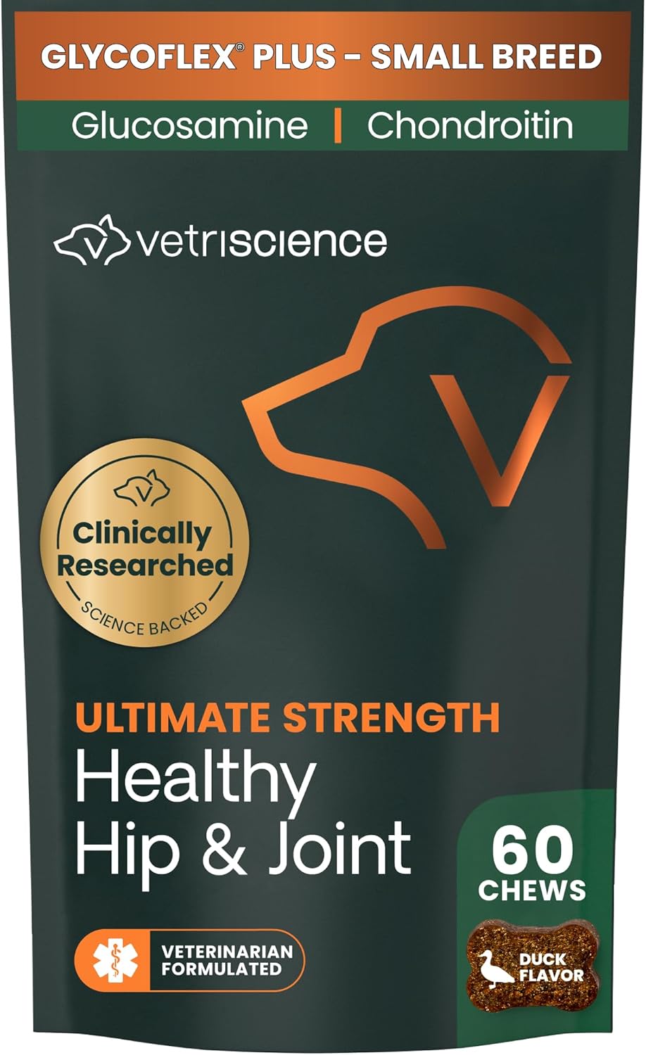 VS ULT STR Small Dog Healthy Hip and Joint Chews, 60ct