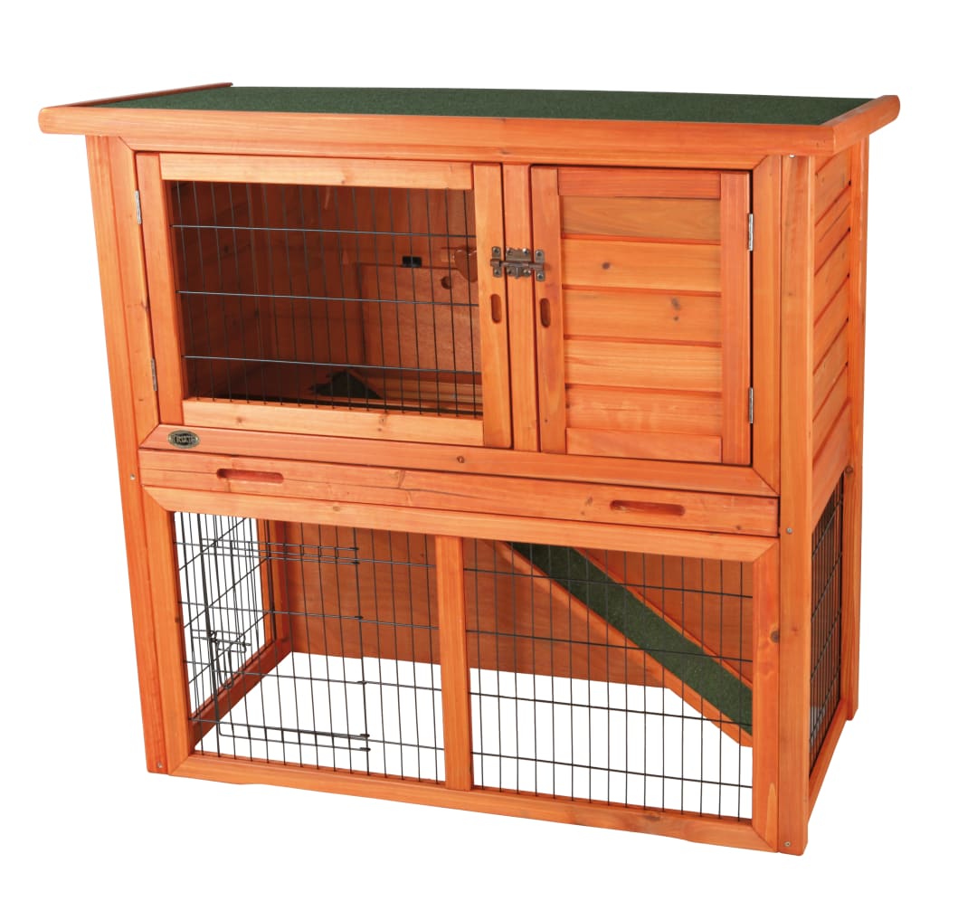 natura Single Rabbit Hutch with Run