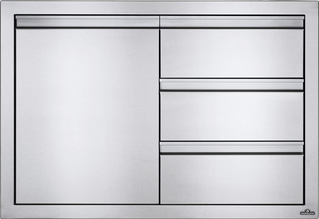 Ensemble porte simple et trois tiroirs, 36 po x 24 po
