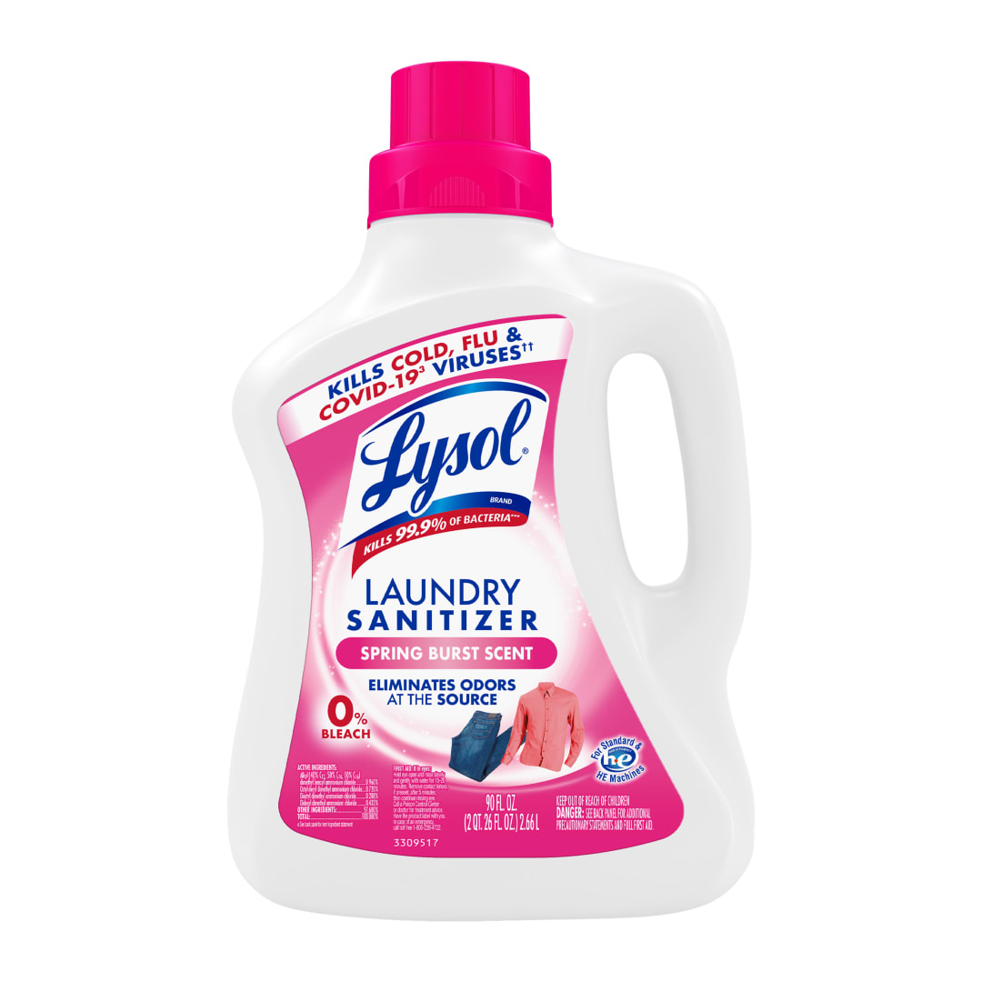 LYSOL® Laundry Sanitizer Spring Burst Scent 4/90 oz.