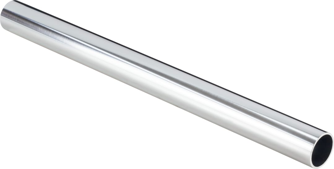 24 Chrome 1-1/16" x 8' Round Steel Closet Rods