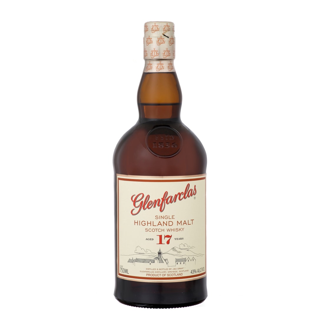Glenfarclas 17 Years Aged Single Highland Malt Scotch Whisky 750ml 86 Proof