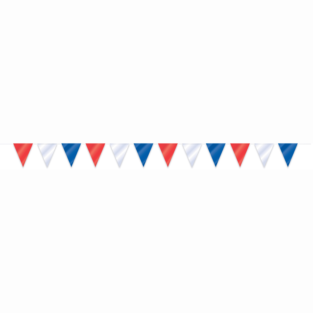 Red, White &amp; Blue Flag Banner, 32ft