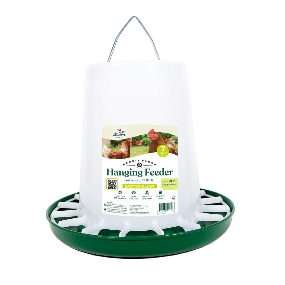 Harris Farms Hanging Poultry Feeder, 7 Pounds
