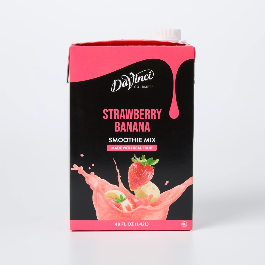 DaVinci Gourmet Strawberry Banana Smoothie, 6 x 48 oz