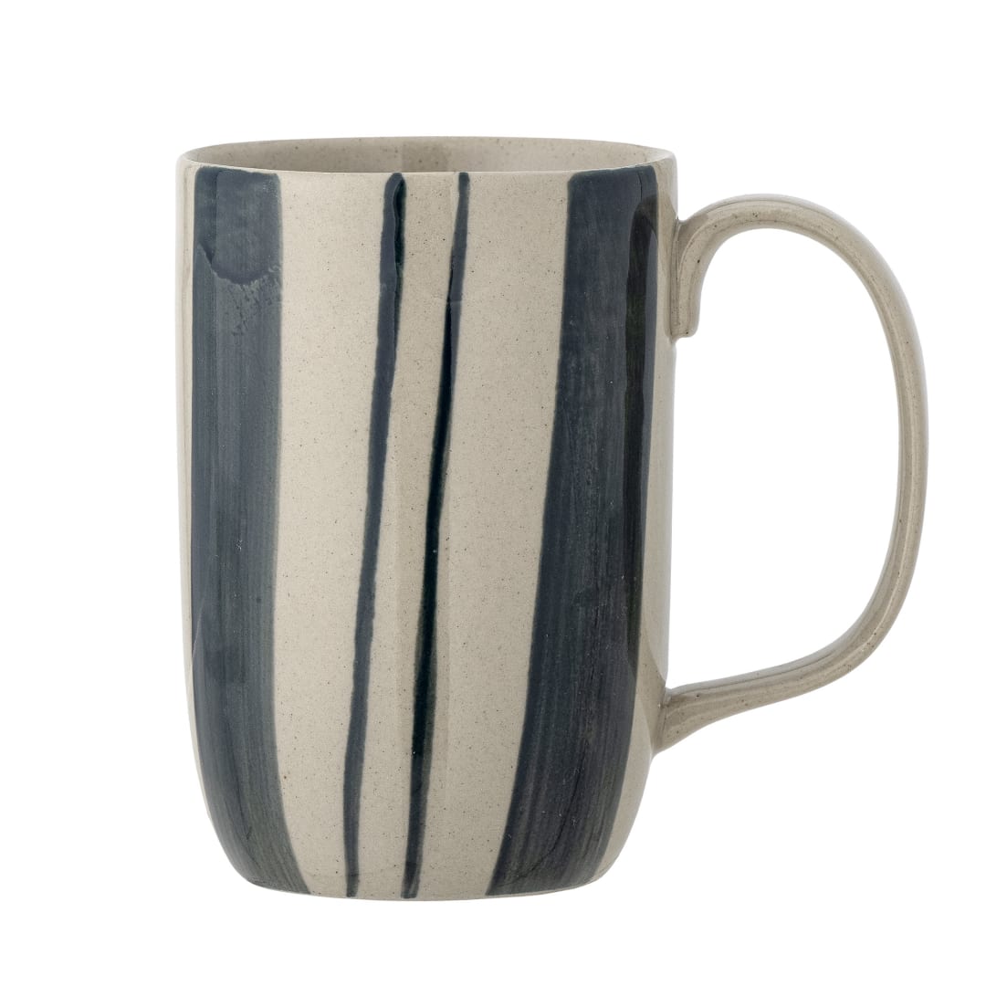 82057647 - Allium Mug, Blue, Stoneware STOCK: 68