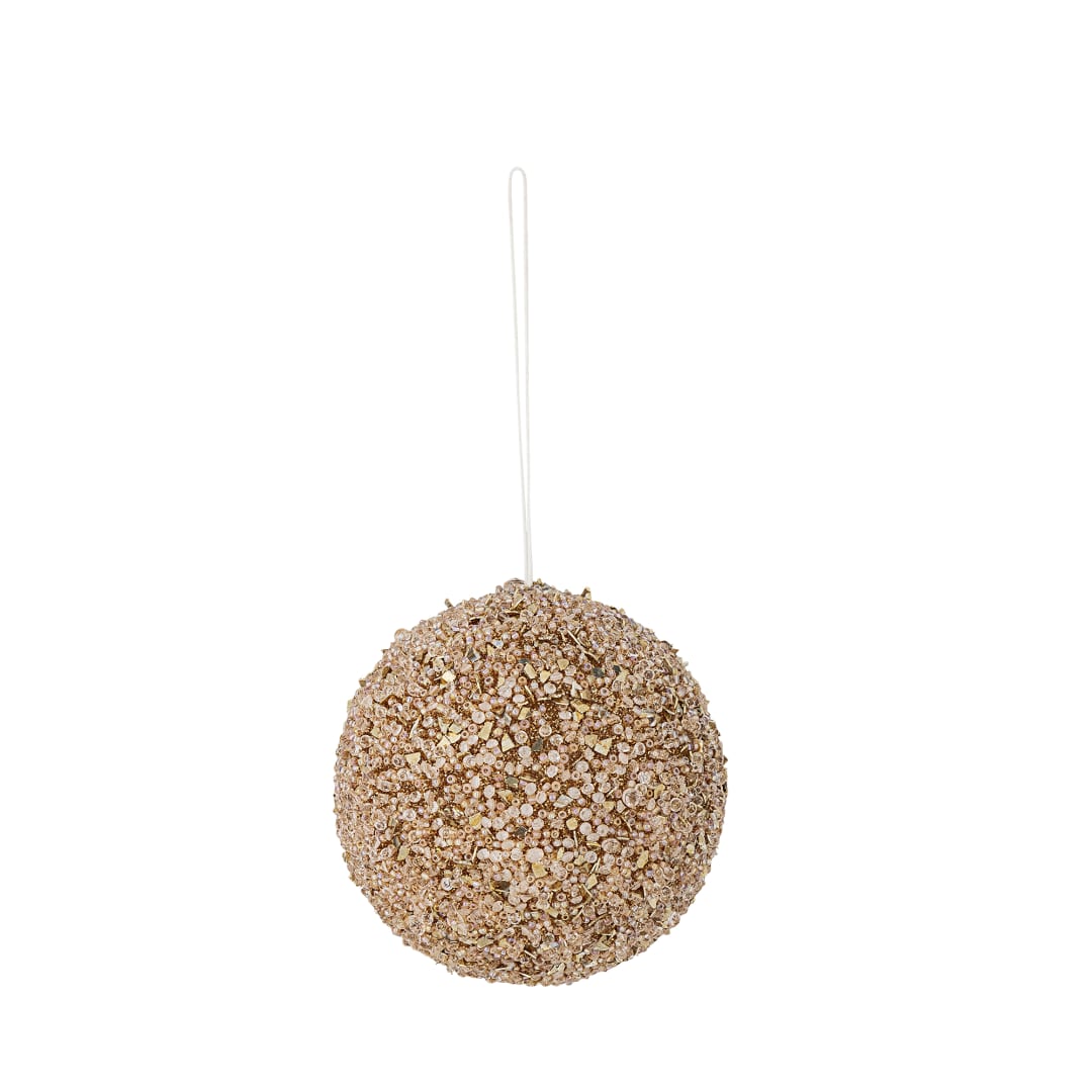 82072148 - Nicolet Ornament, Gold, Plastic STOCK: 300
