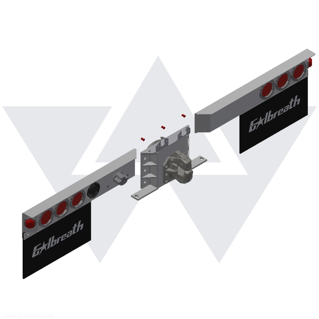 Galbreath™ Split Bumper Assembly With Pintle Hook