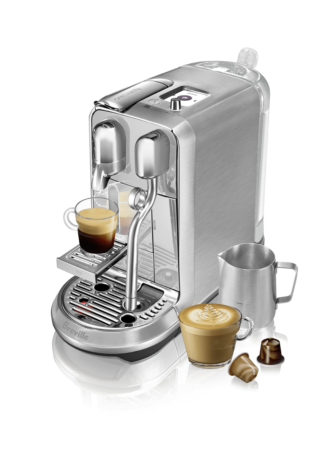 Nespresso Creatista Plus Espresso Machine by Breville, Brushed Stainless Steel